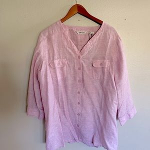 Orvis Linen Three Quarters Length Shirt